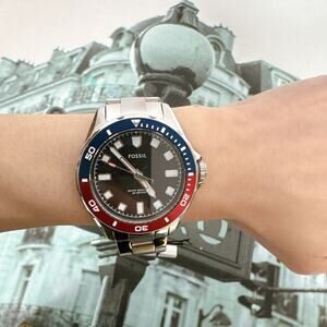 Fossil Dalton BQ2883 Three-Hand Stainless Steel Watch